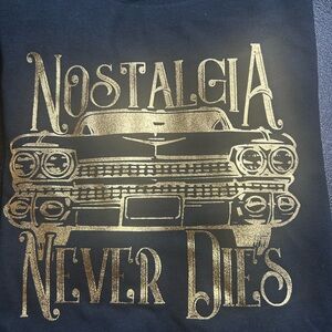 Vintage Car “Nostalgia Never Dies” T Shirt